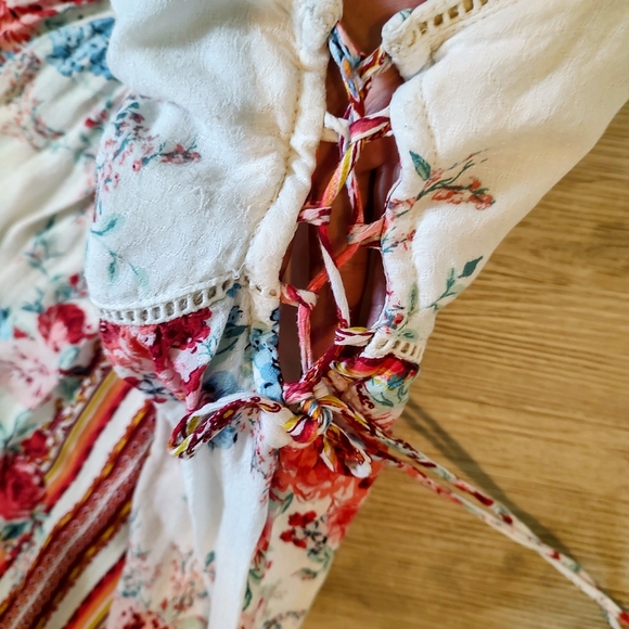 Boho Halter Maxi Dress Size Medium - Picture 5 of 8